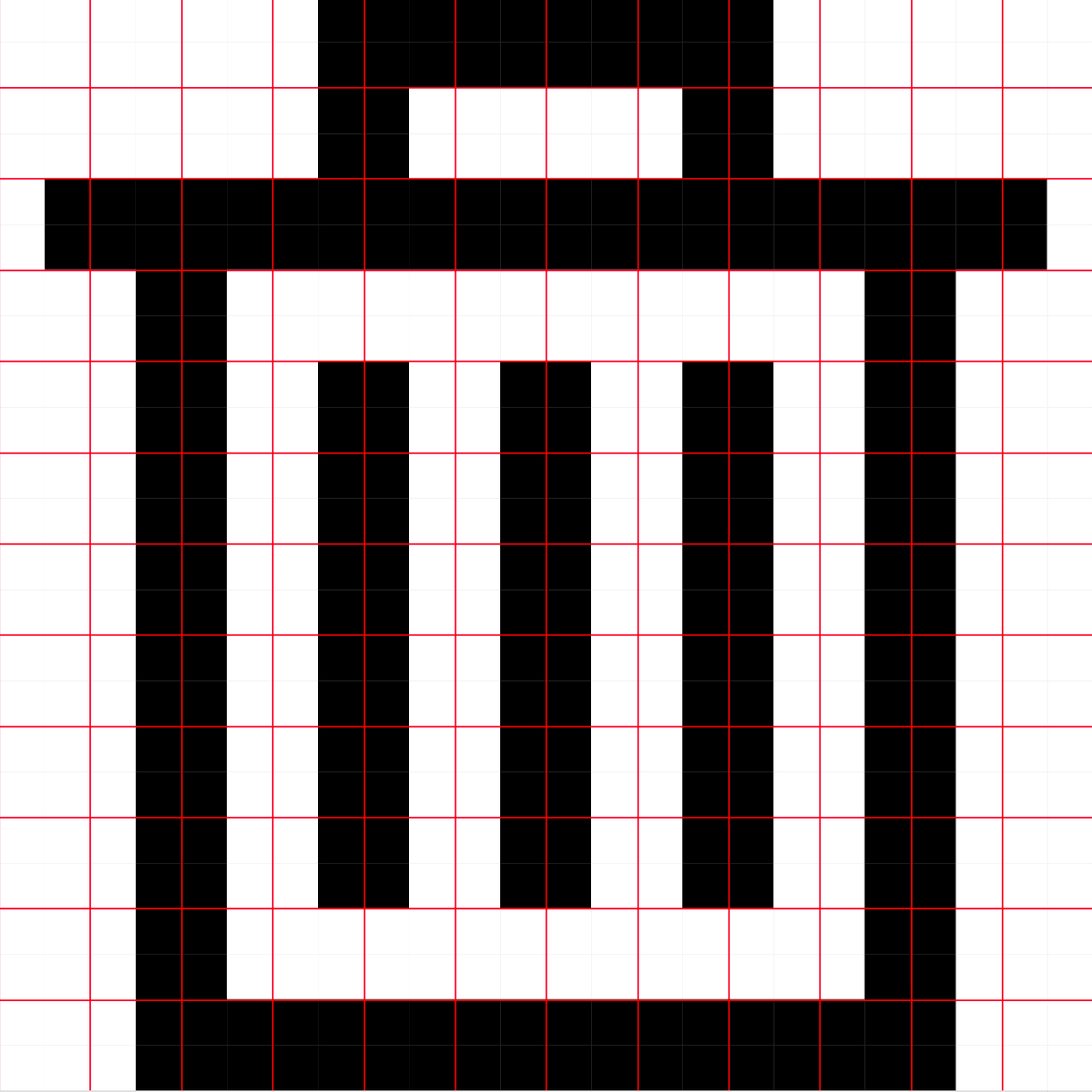 선과 공간의 굵기