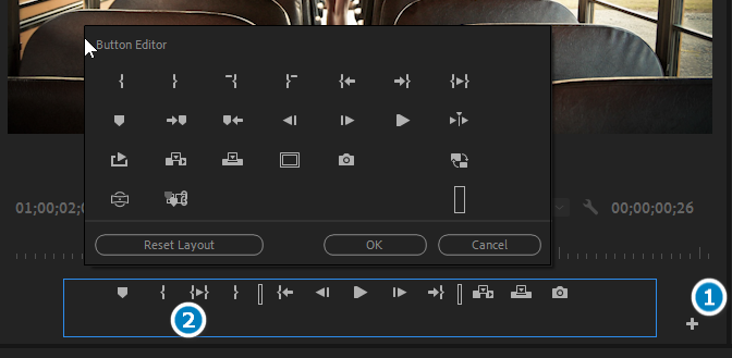인점과 아웃점 내에서만 재생됨